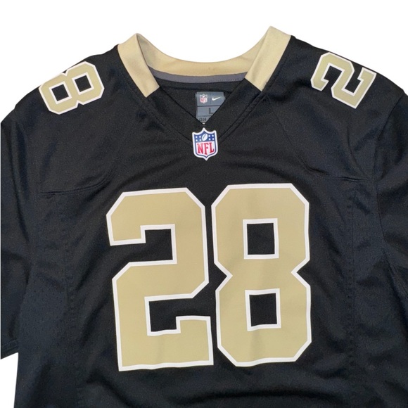 Nike 🏈 NFL NEW ORLEANS SAINTS #28 Ingram football jersey Men’s size Large - Picture 8 of 14